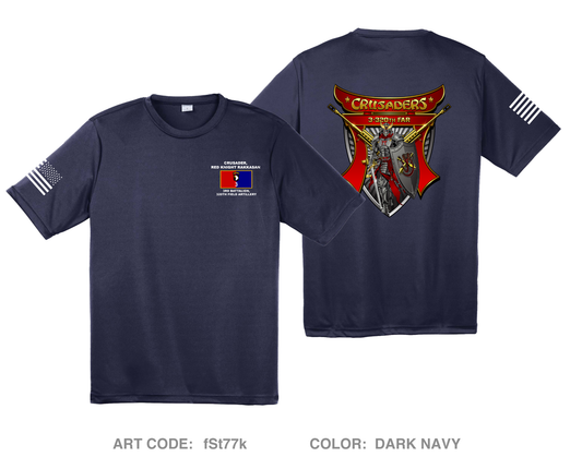 C Btry, 3rd BN, 320th FAR Hi-Tech Performance Unisex SS Tee - fSt77k