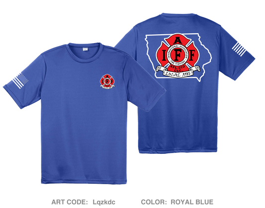 IAFF Local 3586 Hi-Tech Performance Unisex SS Tee - Lqzkdc