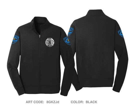 Colcord Police Dept Hi-Tech Performance Full-Zip Fleece Jacket - 8GKZJd