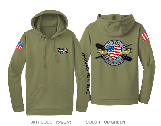 Heroes on the Water - Avila Beach Chapter Hi-Tech Performance Hoodie - YxwGNt