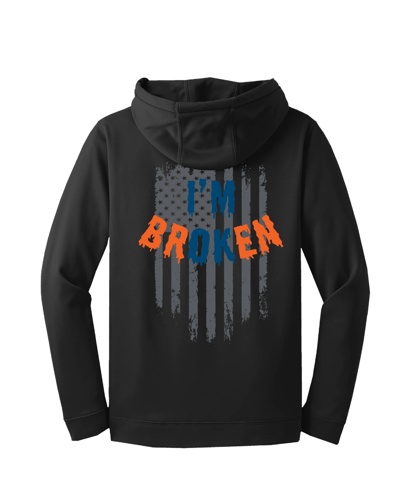 Bourn Free Hi-Tech Performance Hoodie - I'm Broken