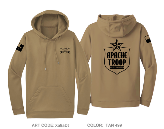 A Troop 1|124th Cavalry Reg Hi-Tech Performance Hoodie - Xa9aDt