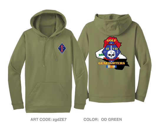 G Co, 2 BN, 7th Marines Hi-Tech Performance Hoodie - zgdZE7