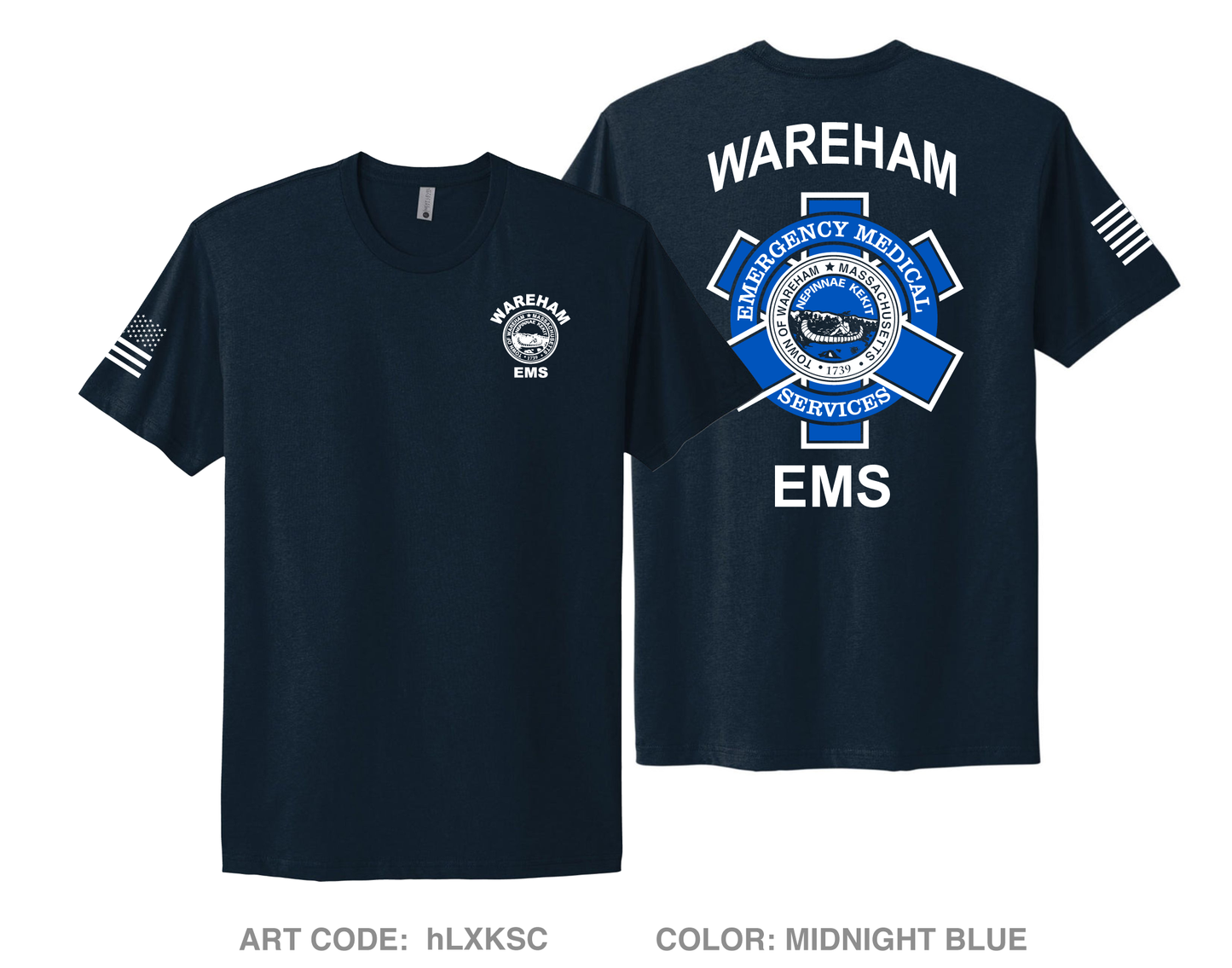 Wareham EMS Private Collection Comfort Unisex Cotton Blend SS Tee