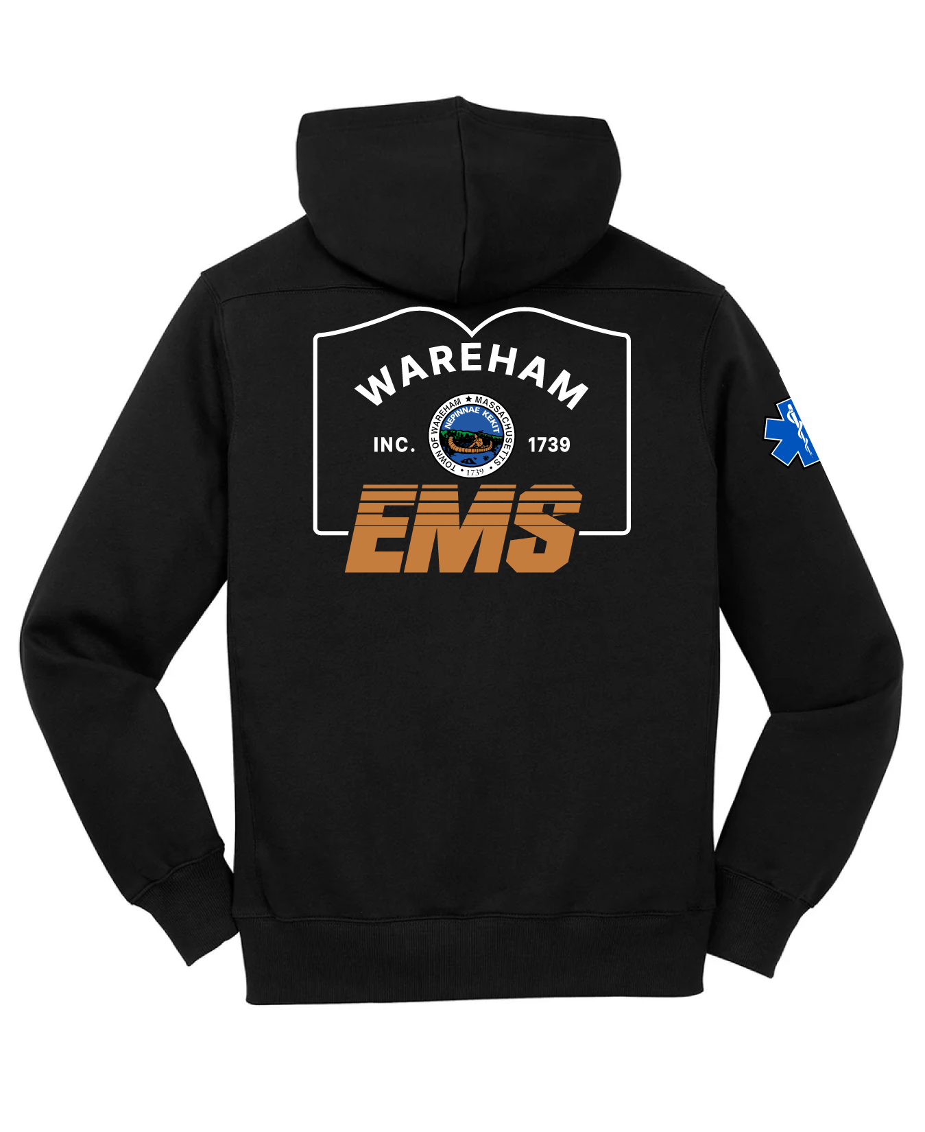 Wareham EMS Hi-Tech Performance Hoodie - Town Sign