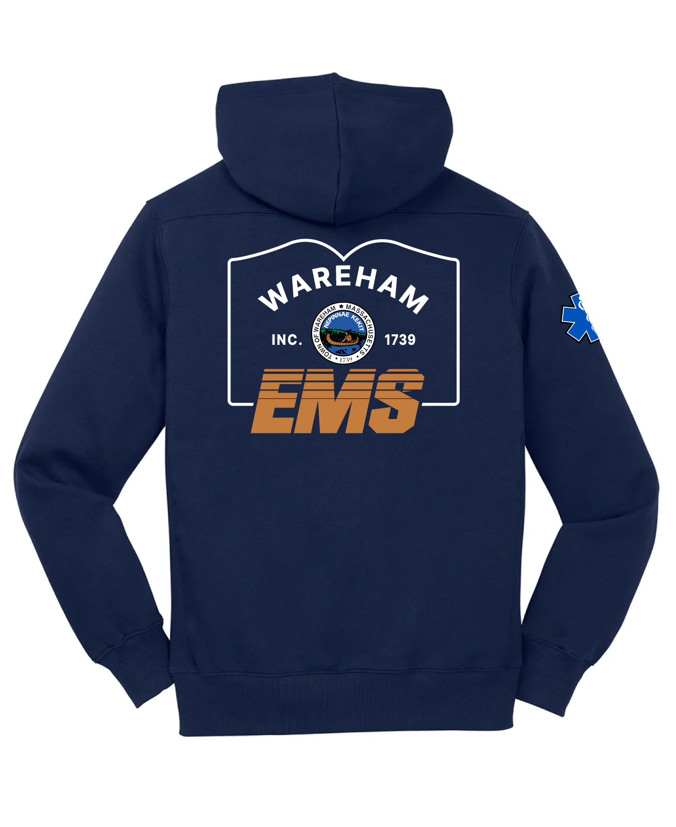 Wareham EMS Hi-Tech Performance Hoodie - Town Sign