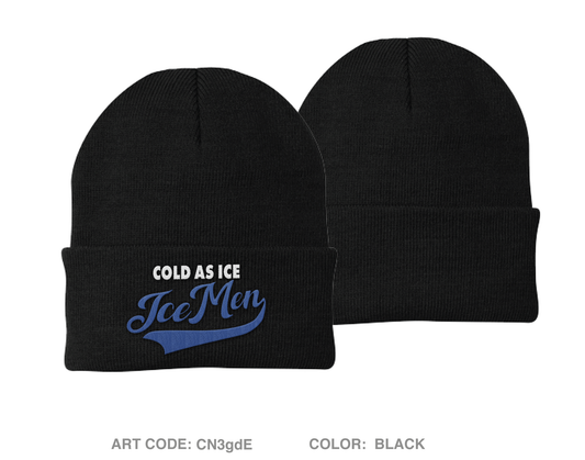 I3 ICEMEN Embroidered Knit Beanie - CN3gdE