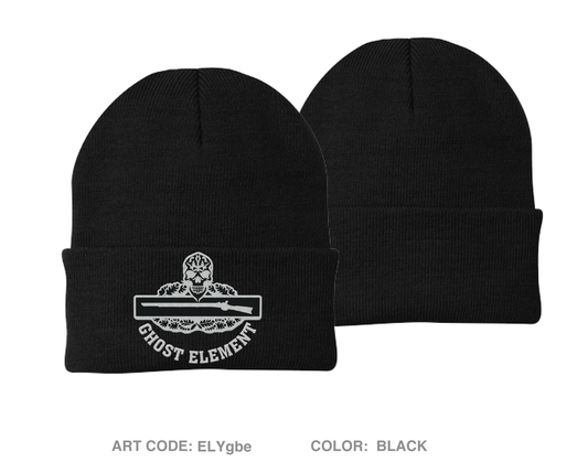 182 INFANTRY RECON PLT. Embroidered Knit Beanie - ELYgbe