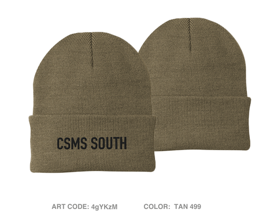 CSMS 2 | FMS 1 Embroidered Knit Beanie - 4gYKzM