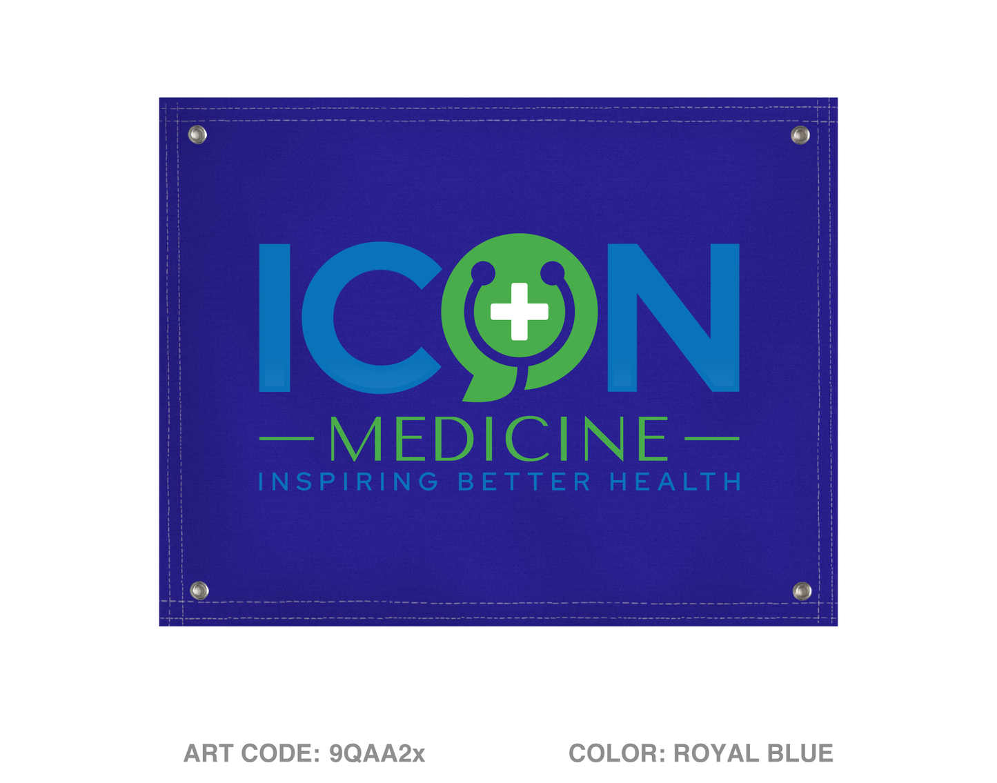 ICON MEDICINE Banner Flag - 9QAA2x