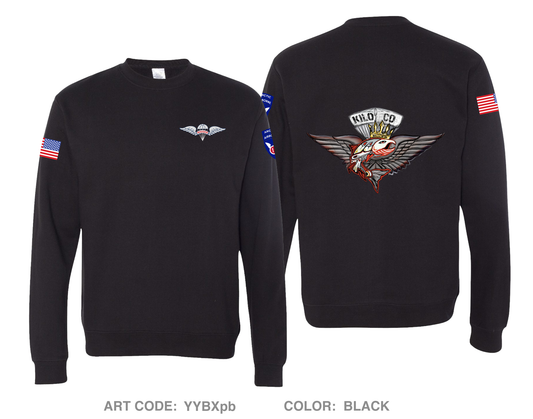 725BSB KILO COMPANY Comfort Unisex Crewneck Sweatshirt - YYBXpb