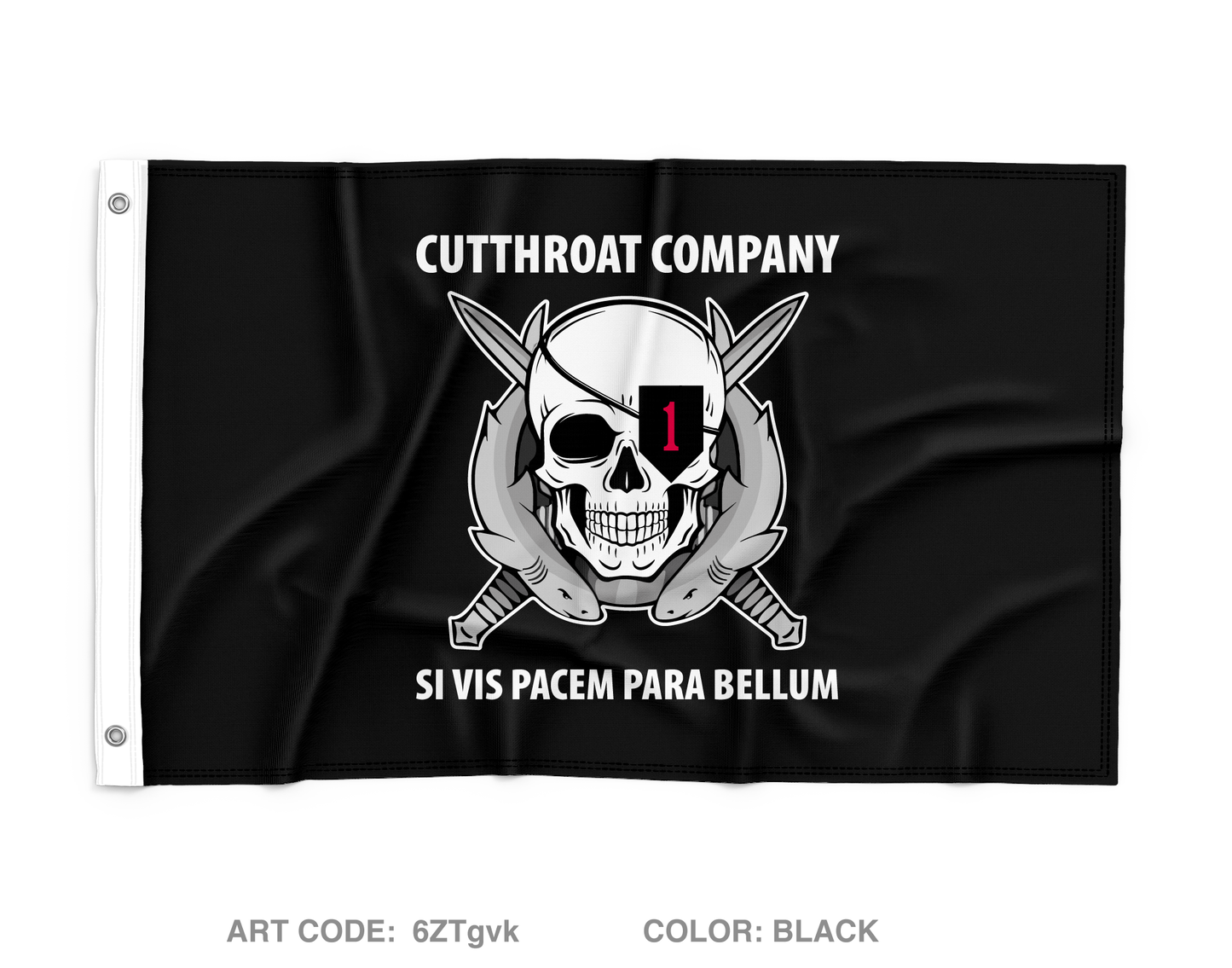 Cutthroat Company, 1-63 AR BN Wall Flag - 6ZTgvk