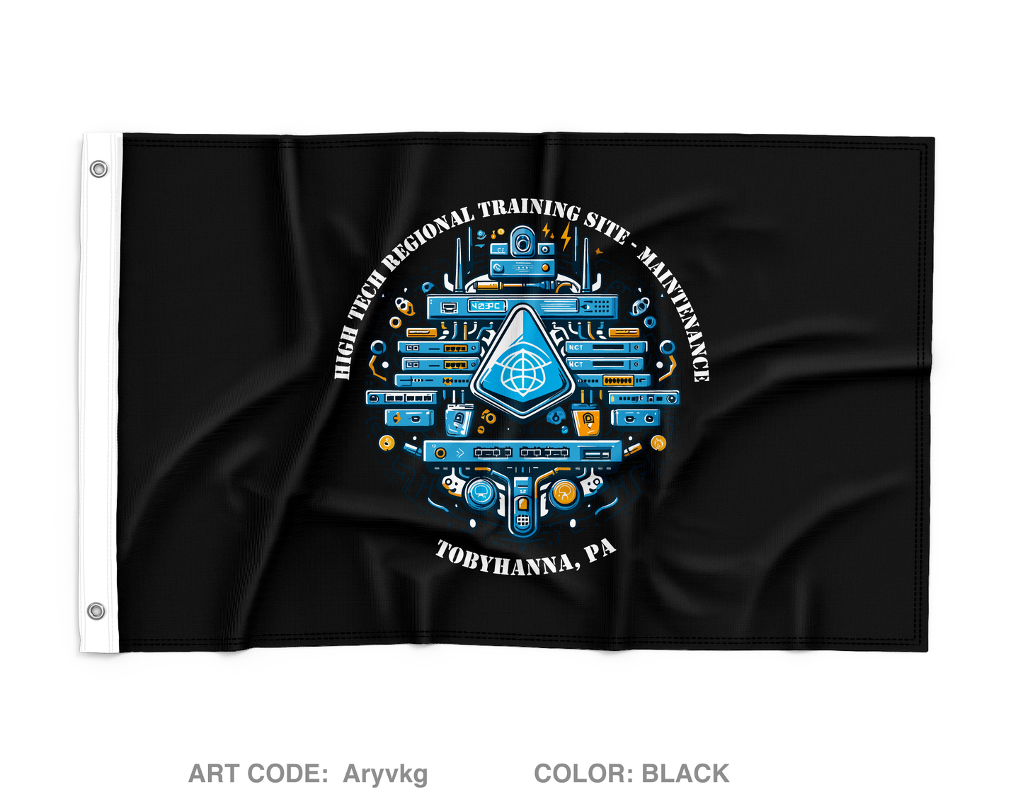 HTRTS 25B High Tech Tobyhanna Wall Flag - Aryvkg