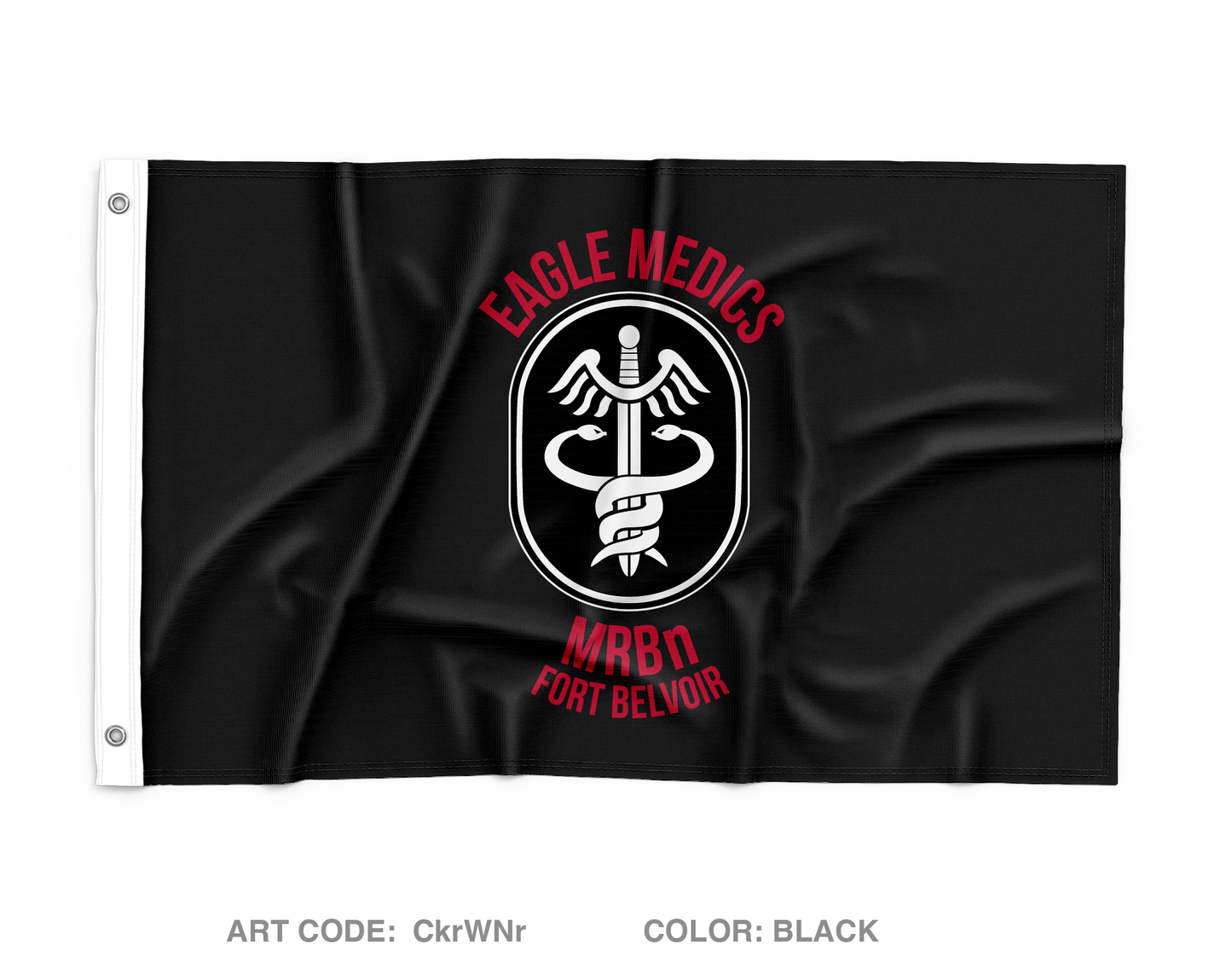 Medical Readiness Battalion, Fort Belvoir Wall Flag - CkrWNr