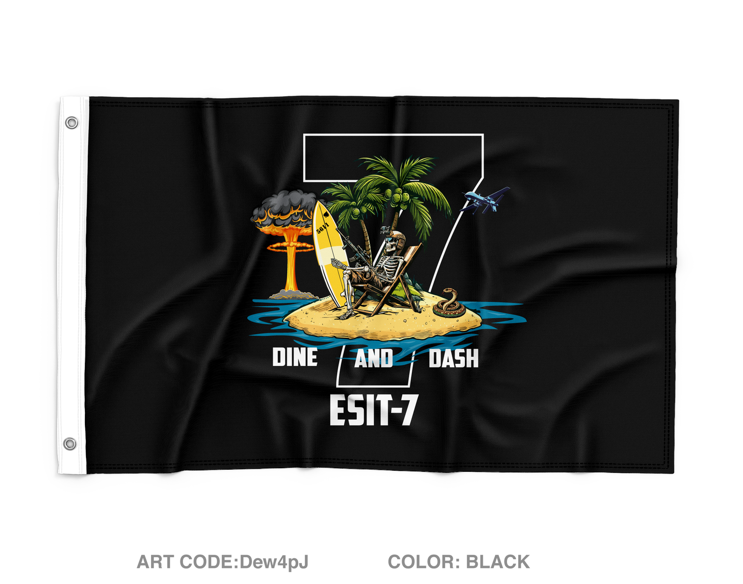 MESG-2 DET BAH ESIT7 Wall Flag - Dew4pJ