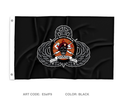 50th ESB-E, Charlie Company Wall Flag - E5sfF9