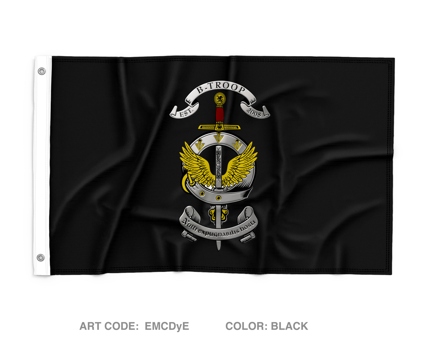 Joint Communications Unit, B Troop Wall Flag - EMCDyE