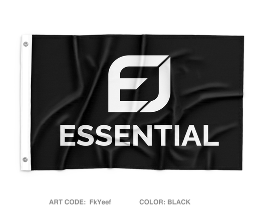 Essential Jiu Jitsu Wall Flag - FkYeef