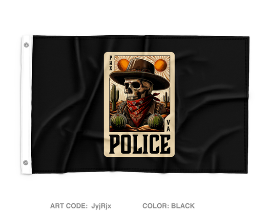 Phoenix VA Police Wall Flag - JyjRjx