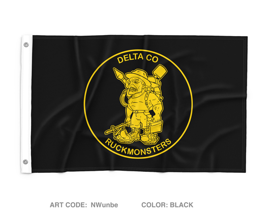 Delta Co 1-320th Wall Flag - NWunbe