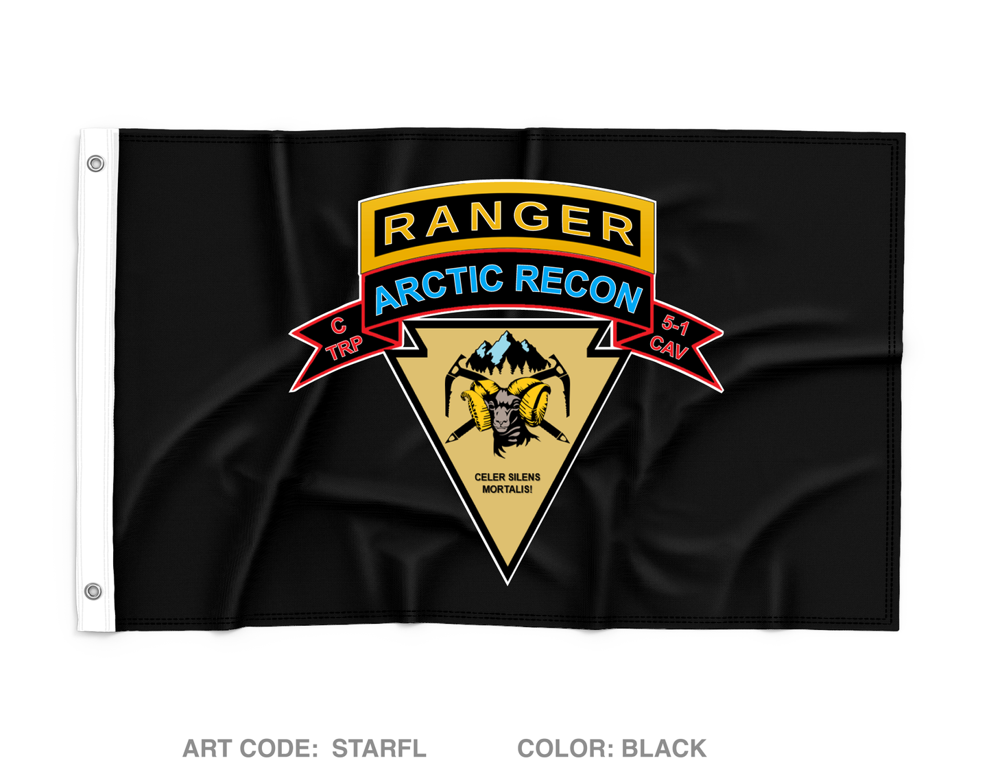 C-TROOP, 5-1 CAV Wall Flag - STARFL