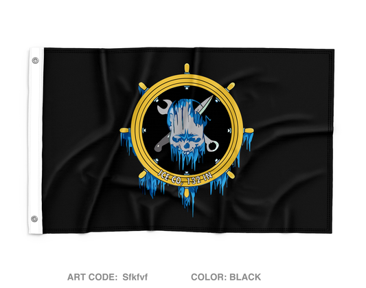 Ice Company, 1-32 Wall Flag - Sfkfvf