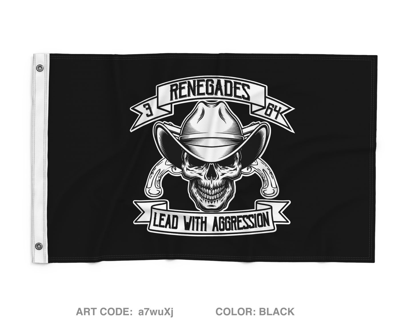 64th MP CO, 720TH MP BN, 89TH MP BDE Wall Flag - a7wuXj