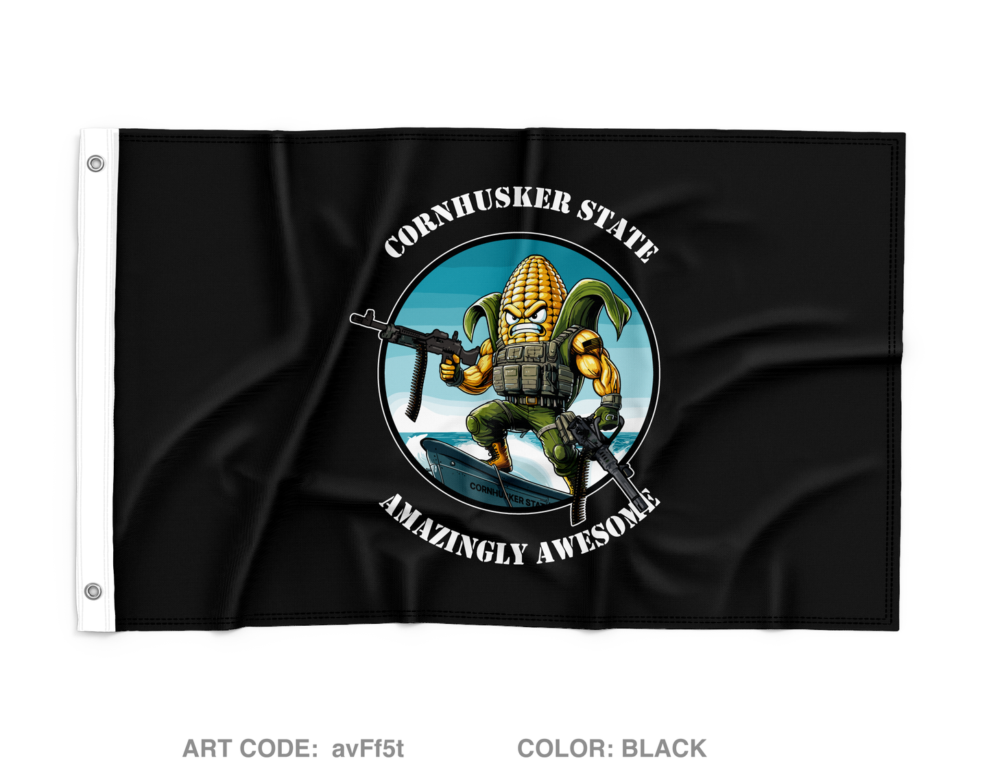 ESIT-1 Cornhusker Wall Flag - avFf5t