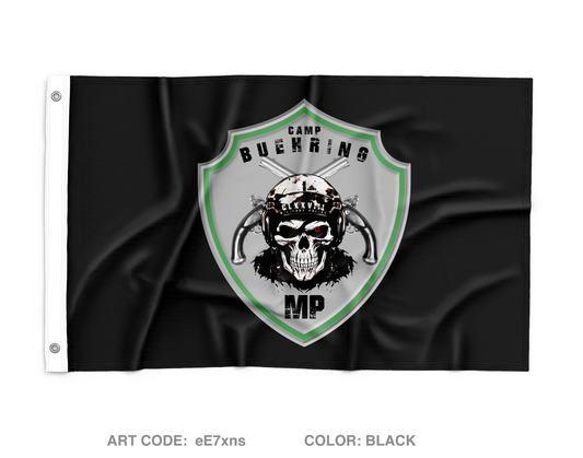 Bravo Platoon 178th MP Wall Flag - eE7xns