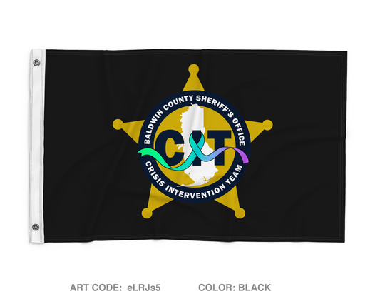 Baldwin County Sheriff’s Office Crisis Intervention Team Wall Flag - eLRJs5