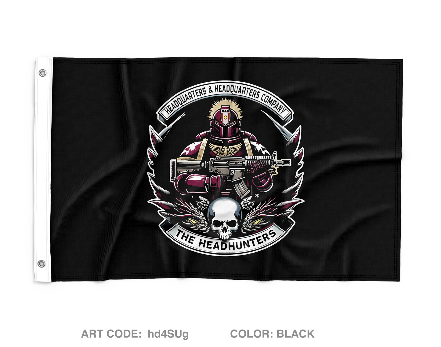 HHC, 44th MED BDE Wall Flag - hd4SUg