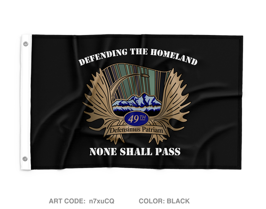 49th Missile Defense Battalion Wall Flag - n7xuCQ