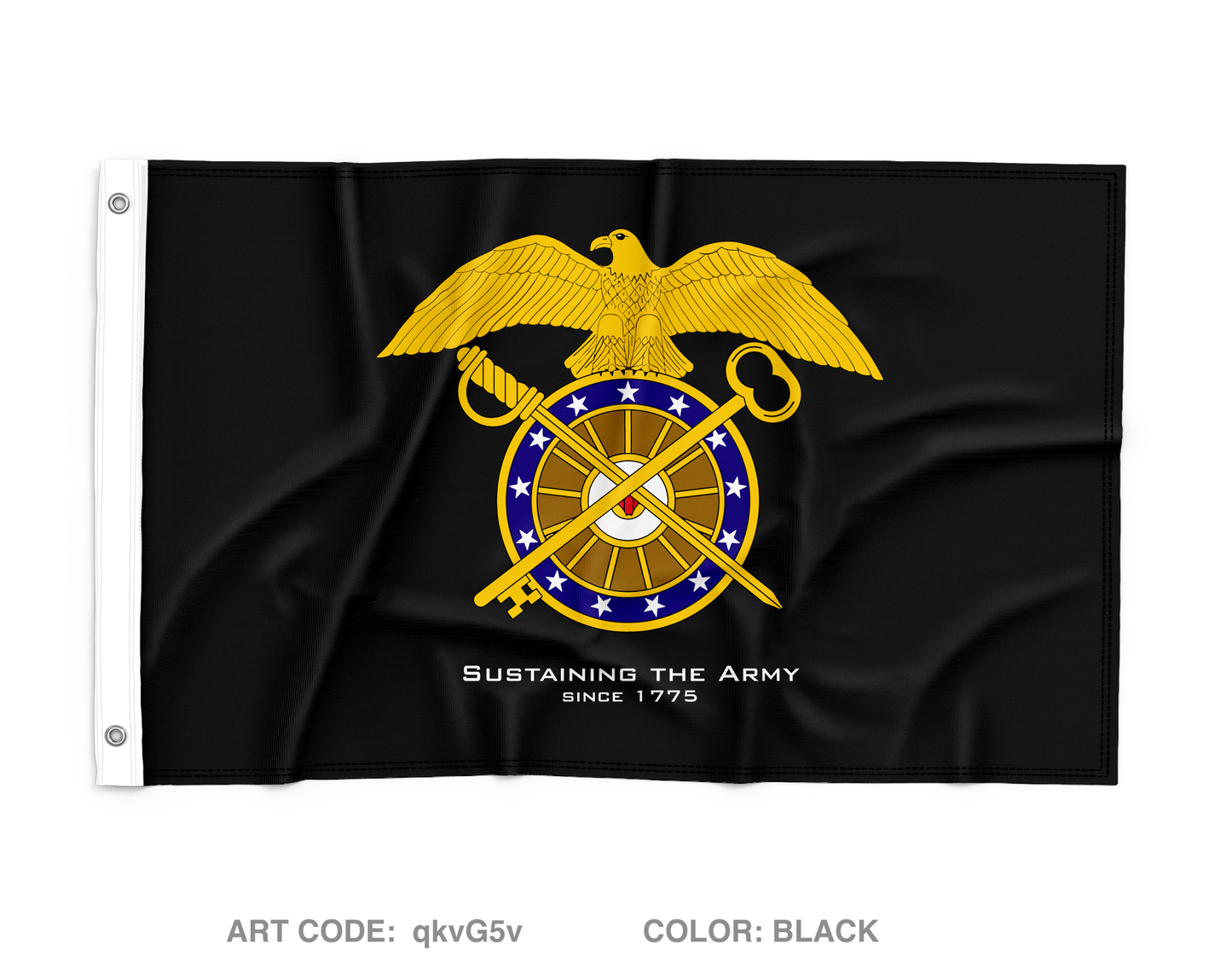 Quartermaster School Wall Flag - qkvG5v