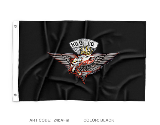 725BSB KILO COMPANY Wall Flag - 24bAFm