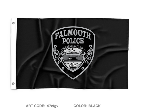 Falmouth Police Department Wall Flag - 97etgv