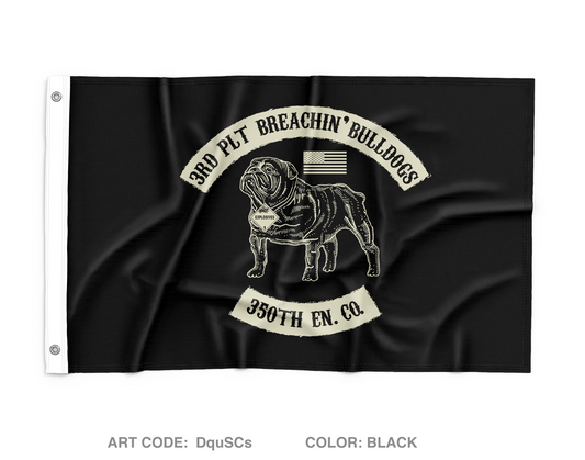 350th Engineer Company LLC Wall Flag- DquSCs