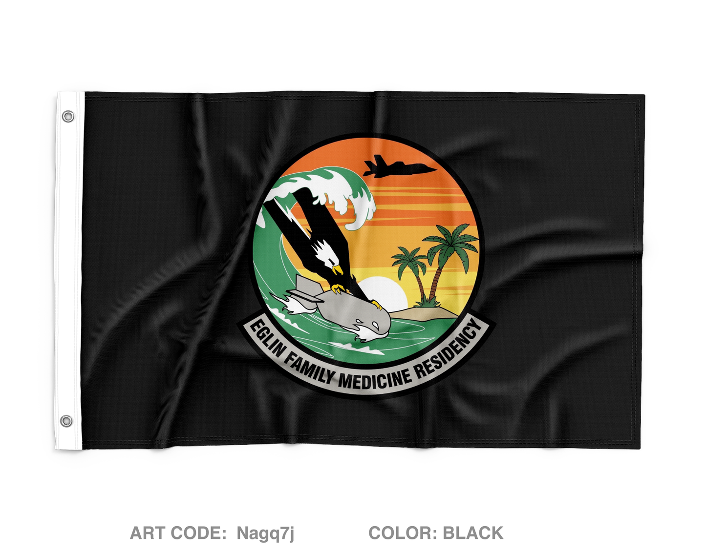 Eglin FMRC Wall Flag - Nagq7j