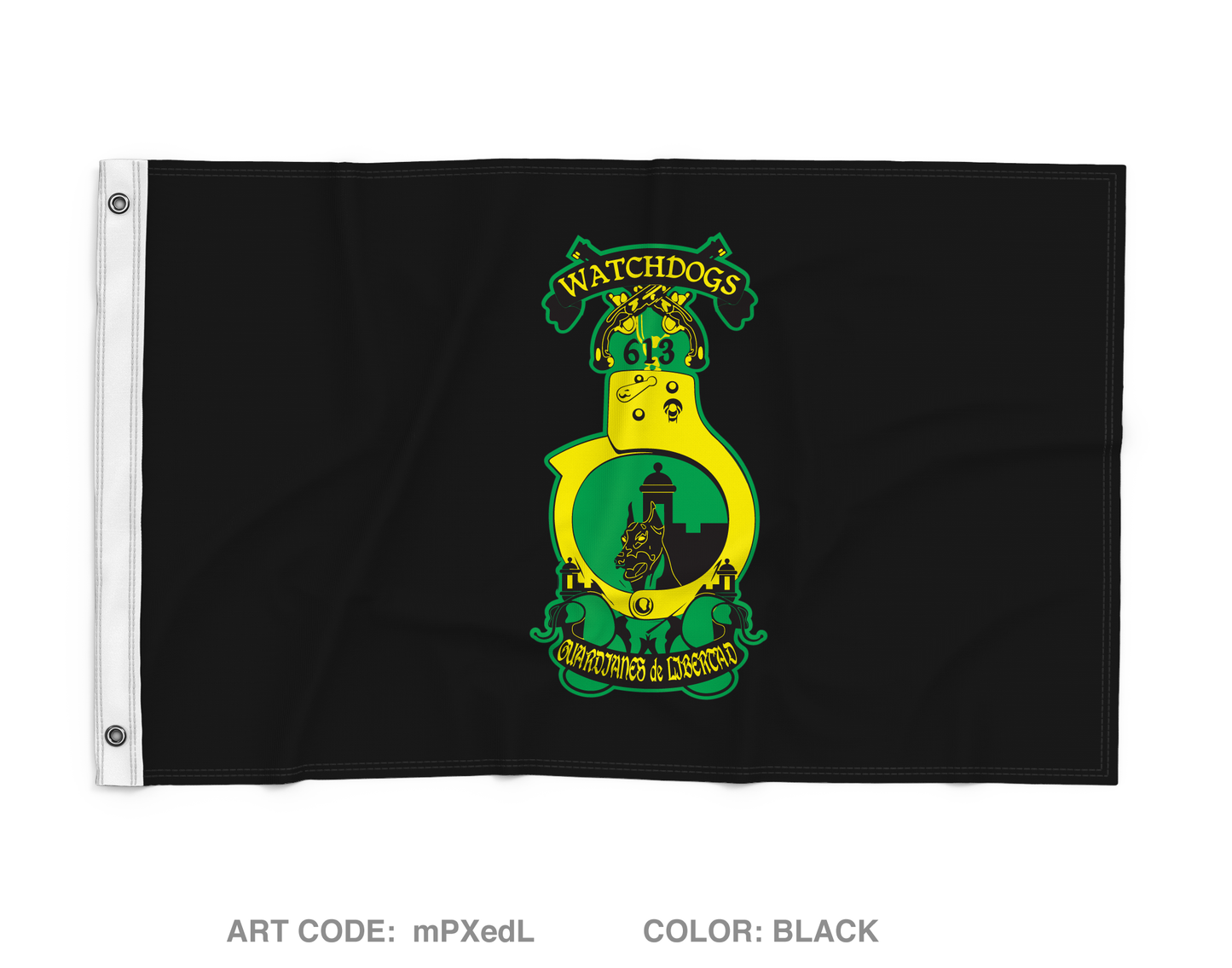 613th Military Police Wall Flag - mPXedL