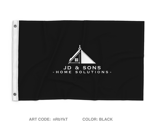 JD & Sons Home Solutions Wall Flag - nRbYkT