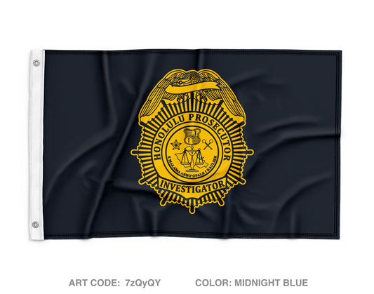 City & County of Honolulu Department of the Prosecuting Attorney Wall Flag - 7zQyQY