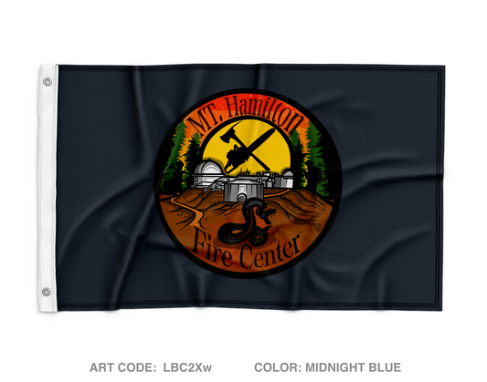 Mount Hamilton Fire Center Wall Flag - LBC2Xw