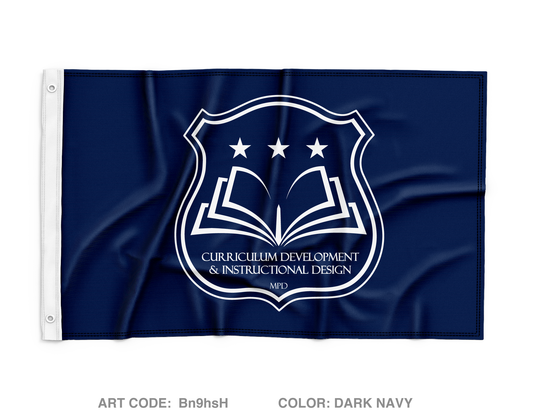 MPD Curriculum Development and Instructional Design Wall Flag - Bn9hsH