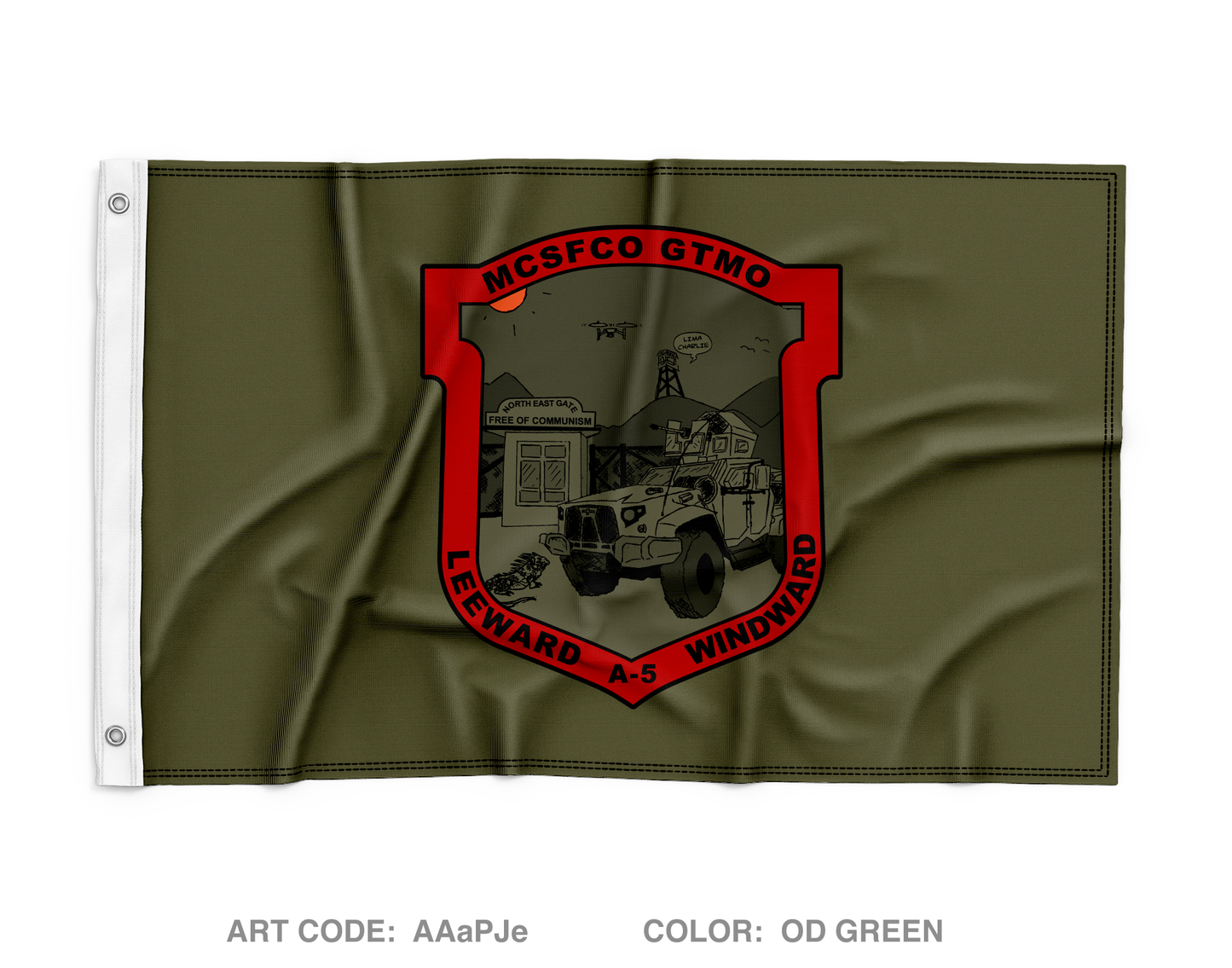 MCSFCO GTMO Wall Flag - AAaPJe