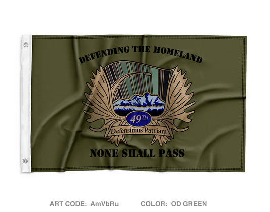 49th Missile Defense Battalion Wall Flag - AmVbRu