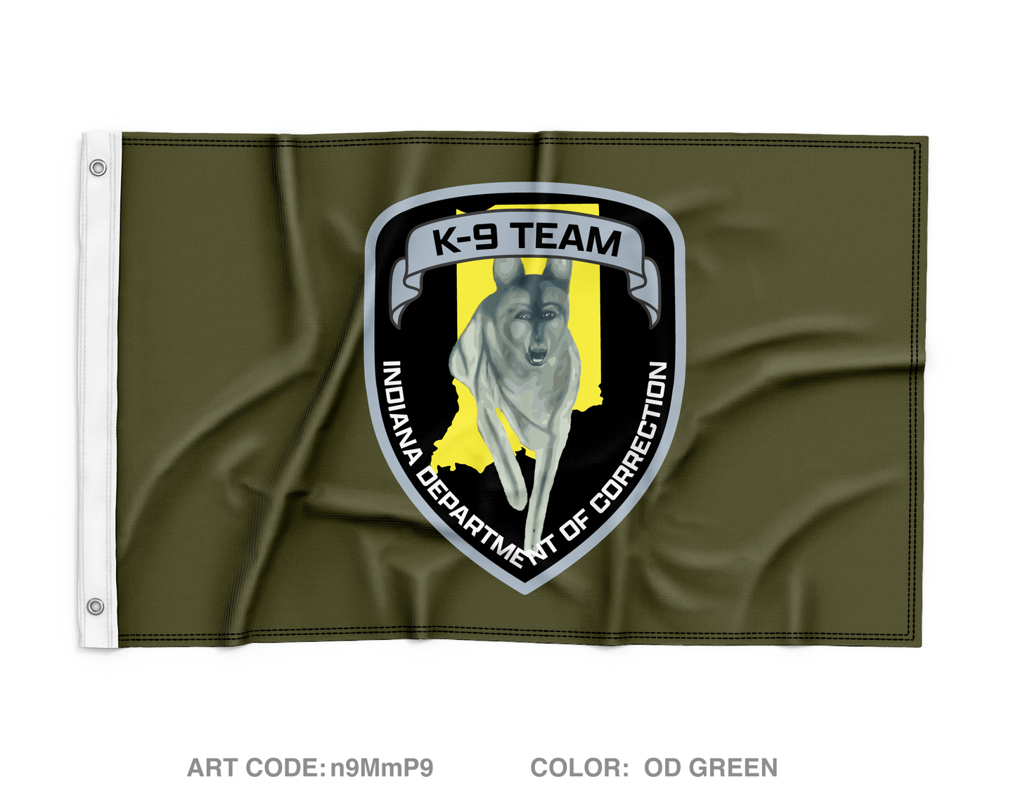 Putnamville K-9 Wall Flag - n9MmP9