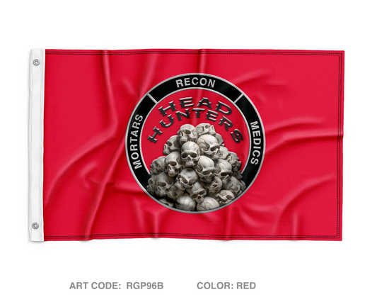 HHC, 2-37AR, 1ABCT, 1AD Wall Flag - RGP96B