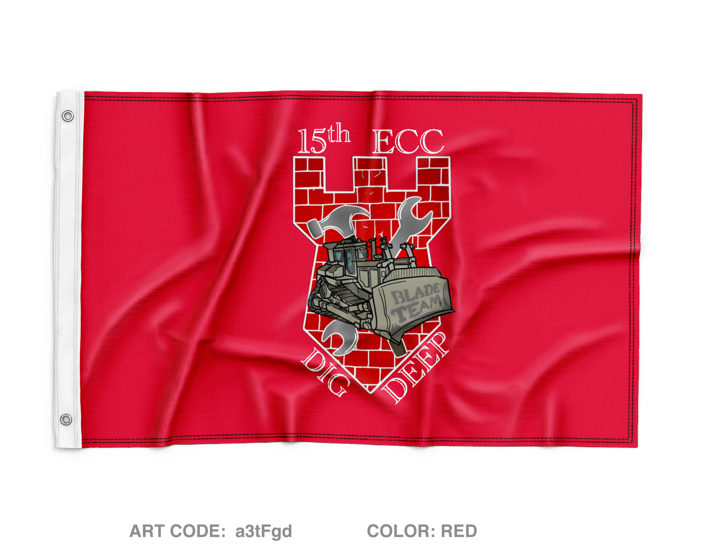 15 ECC 19 EN BN Wall Flag - a3tFgd