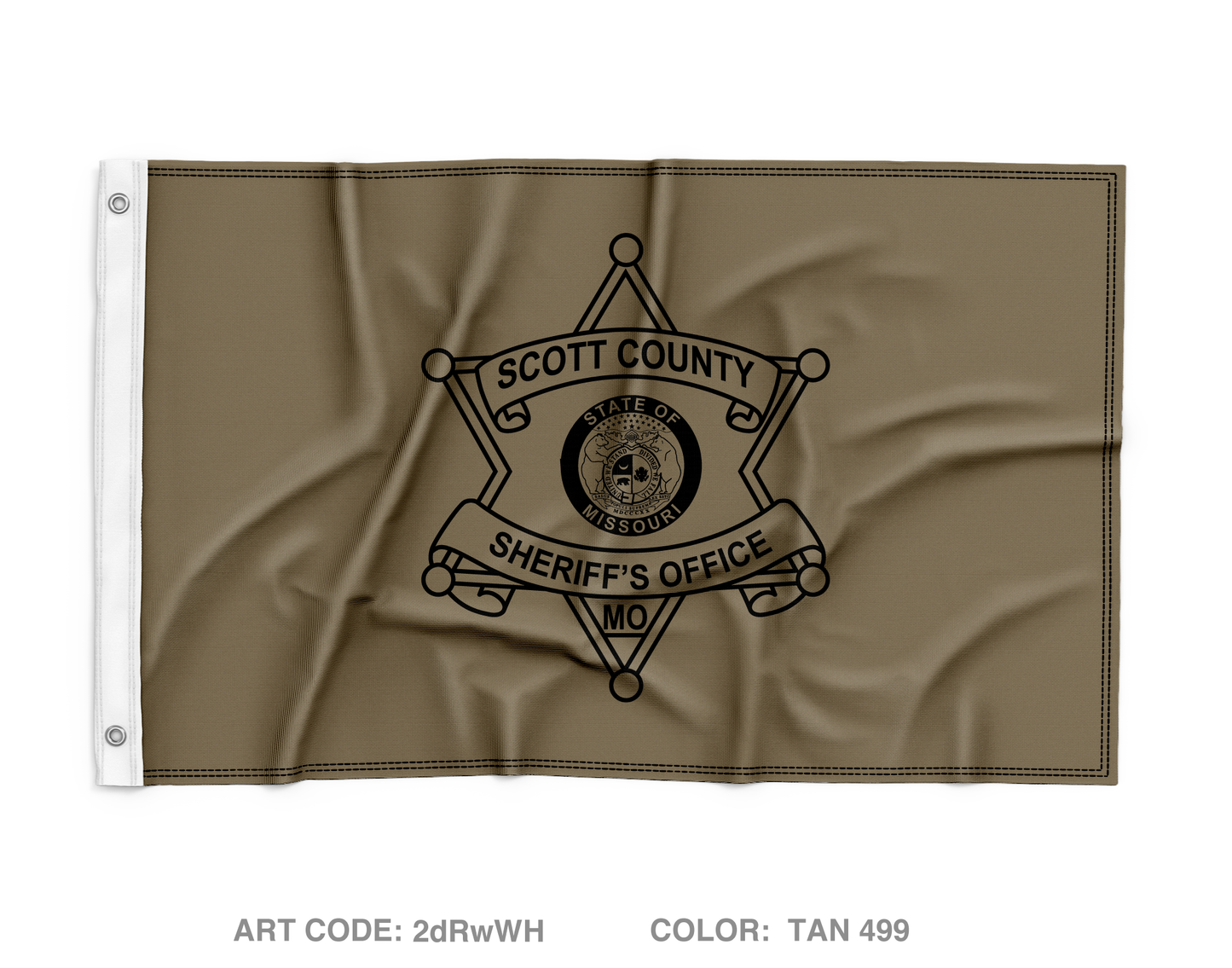 Scott County Sheriff's Office Wall Flag - 2dRwWH