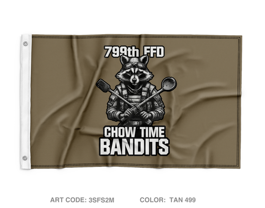 799th FFD Wall Flag - 3SFS2M