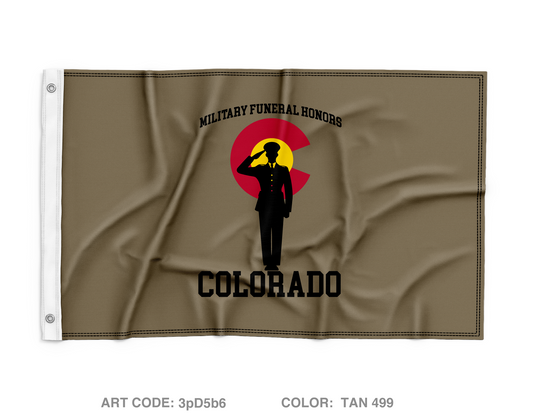 Colorado ARNG Military Funeral Honors Wall Flag - 3pD5b6